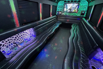 Montgomery Limo Bus Interior