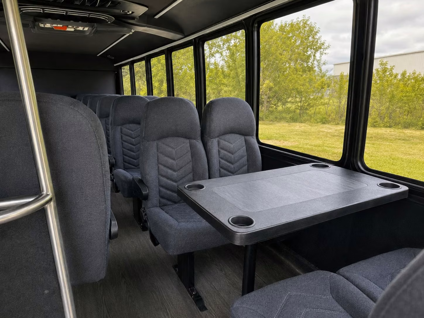 18 passenger minibus inside