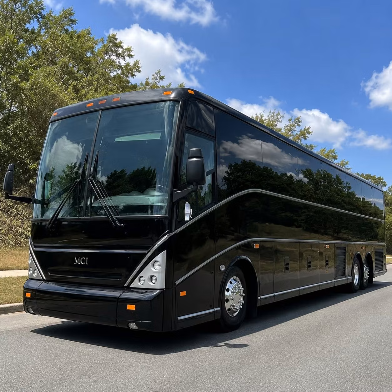charter bus rentals for montgomery corporate retreats and team building events