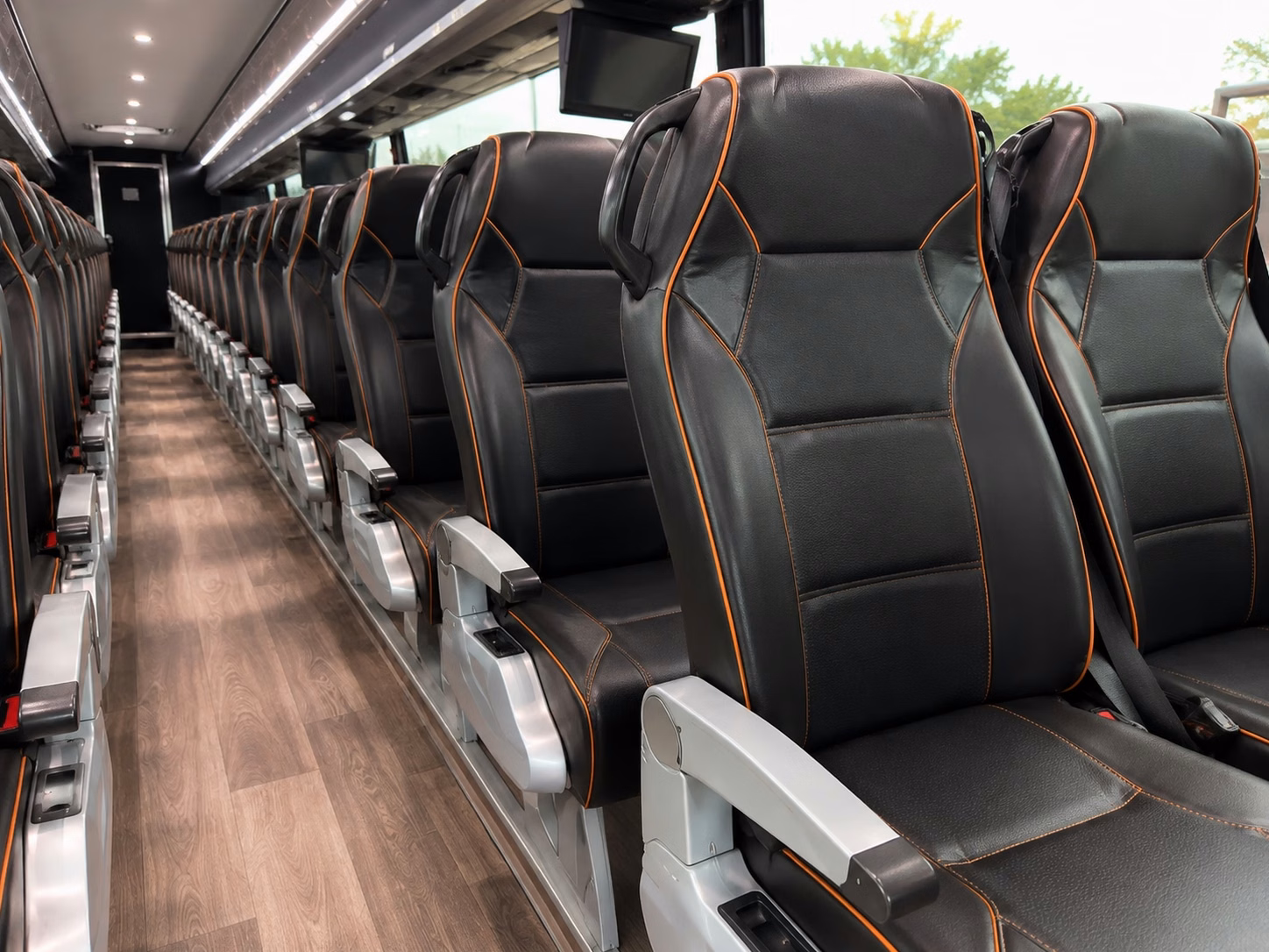 montgomery charter bus interior
