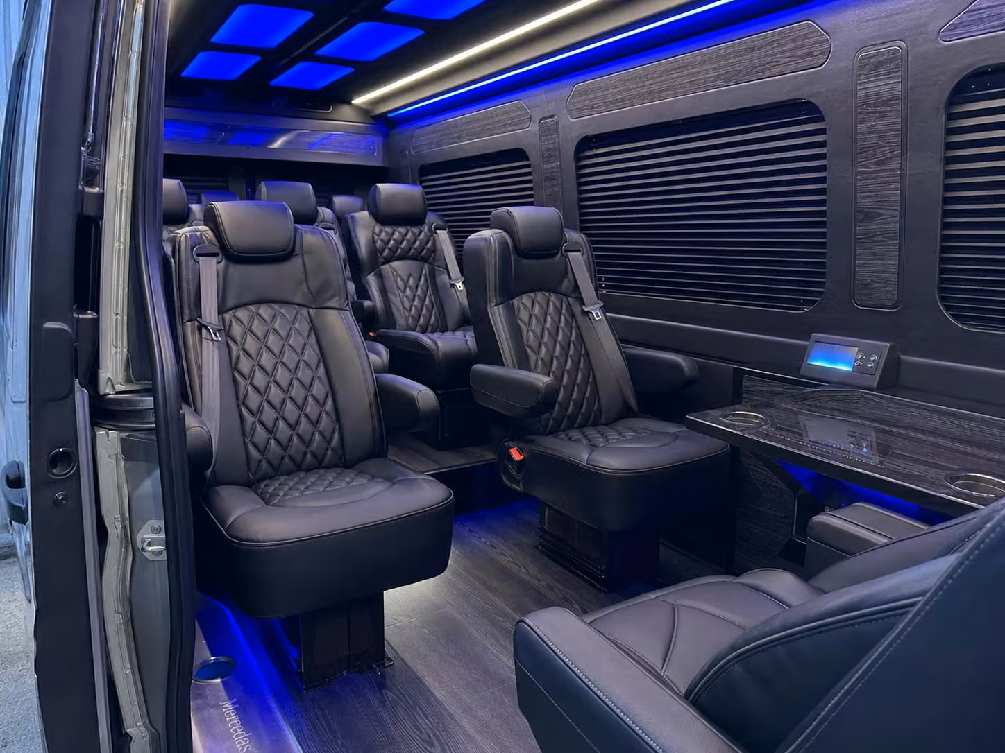 sprinter van transportation for groups and events across montgomery