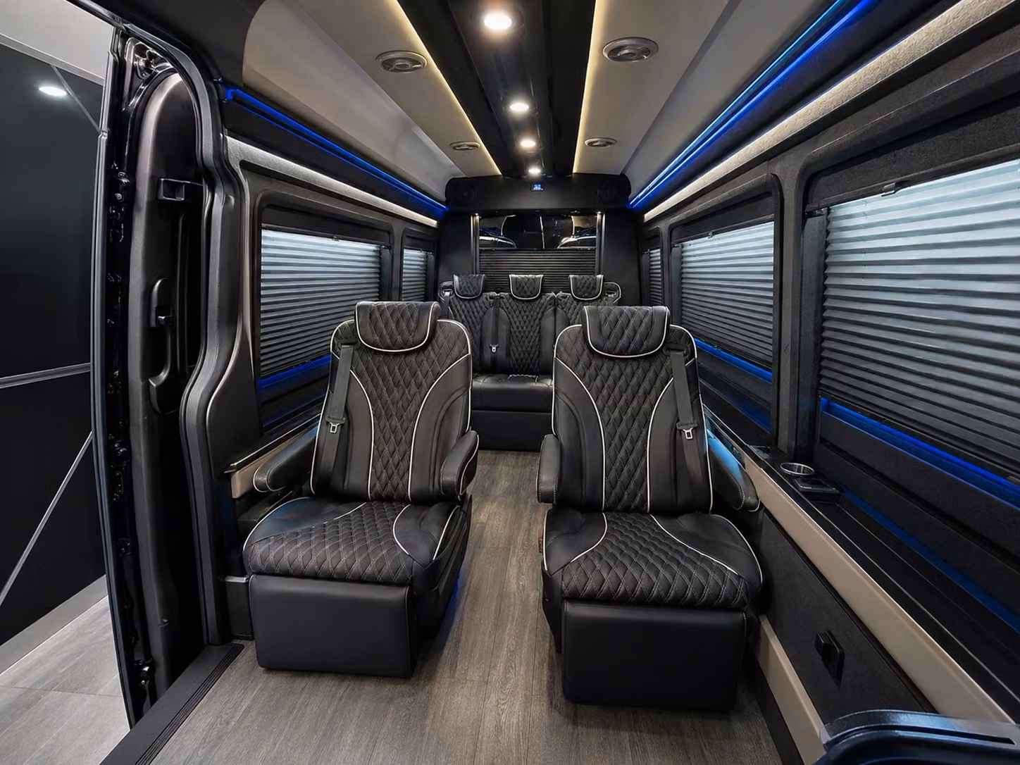sprinter van with driver interior